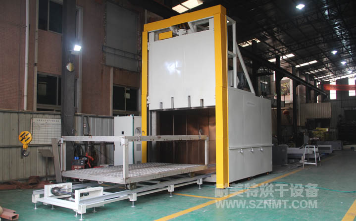 過(guò)濾器材水份干燥300度臺車(chē)烘箱