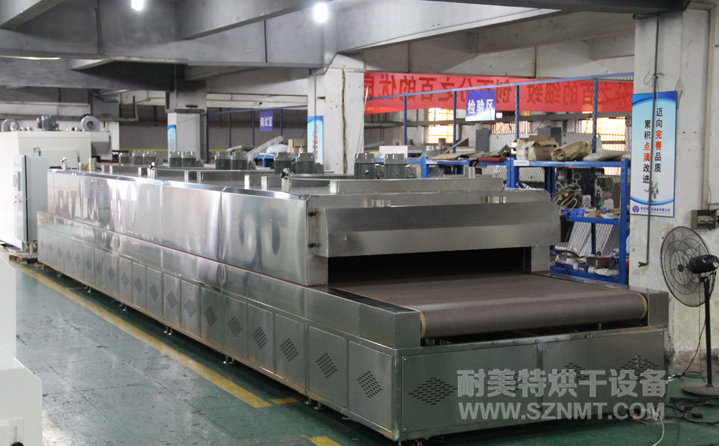 醫(yī)用纖維布,紗線專用13米防爆隧道烘干爐 醫(yī)用纖維布,紗線專用13米防爆隧道烘干爐